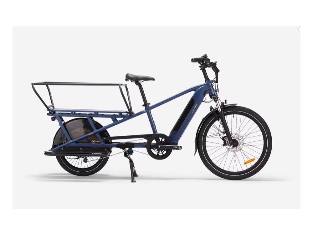 Btwin E-Three 500, vélo cargo Longtail électrique