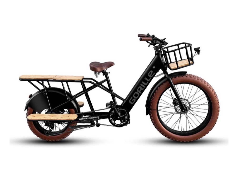 Gorille Cargorille, vélo cargo Longtail électrique