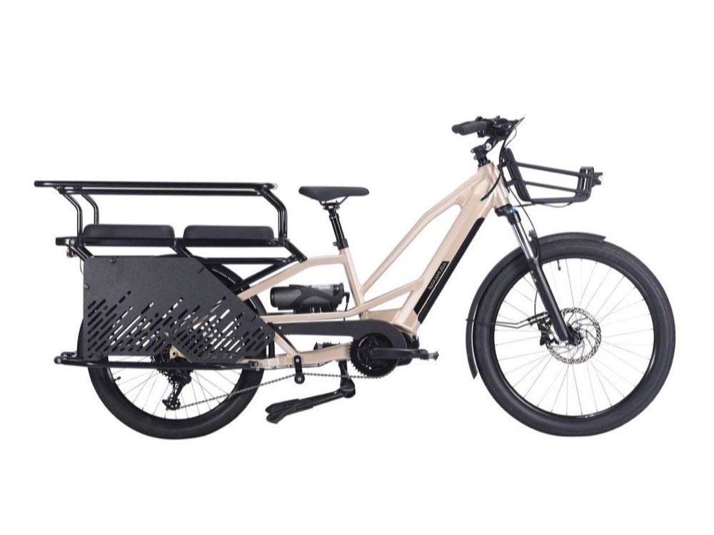 Nakamura Crossover Longtail, vélo cargo Longtail électrique